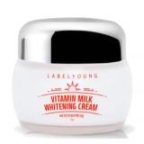 ครีมหน้าสด LABEL YOUNG Vitamin Milk Whitening Cream 55g.